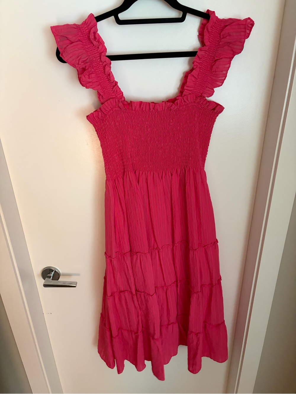 Hill house nap dress Pink Ruffled Strap Sundress